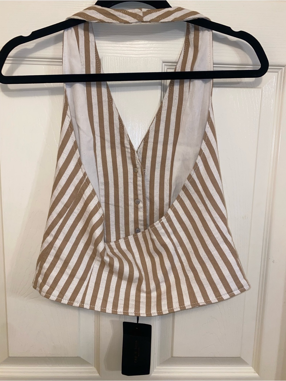 Rag & Bone Ethel Striped Denim Vest - Picture 6 of 7